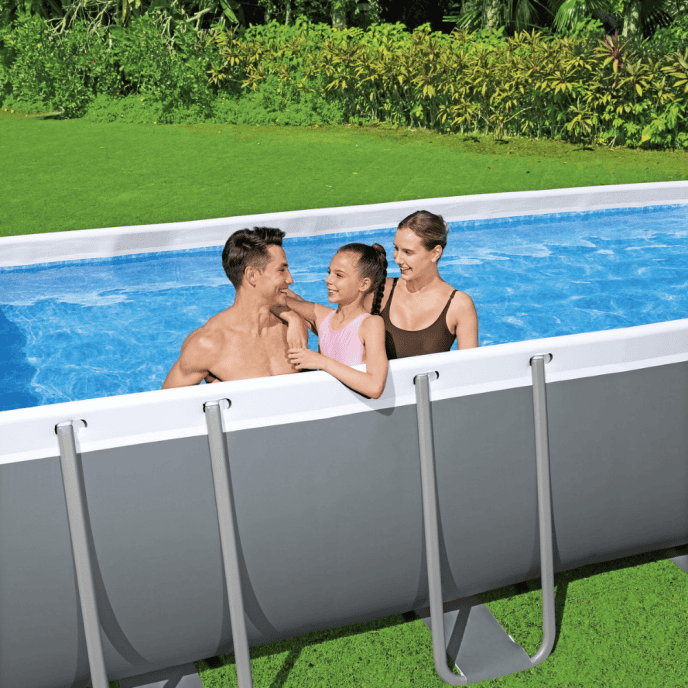 Piscine Bestway tubulaire rectangulaire Steel Pro MAX - 549 x 274 x H 122 cm (Filtre à sable)