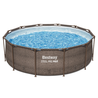Piscine tubulaire ronde Steel Pro Max - Ø 366 x H 100 cm