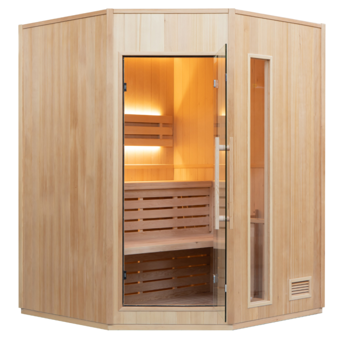 Sauna vapeur ZEN Angulaire 3 à 4 Places
