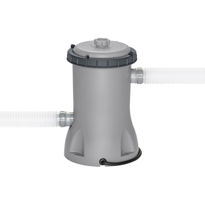 Piscine tubulaire rectangulaire Power Steel Rotin - 412 x 201 x H 122 cm