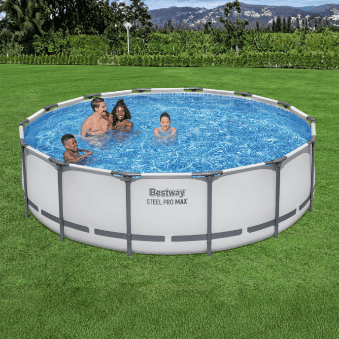 Piscine tubulaire ronde Steel Pro Max - Ø 427 x 107 cm