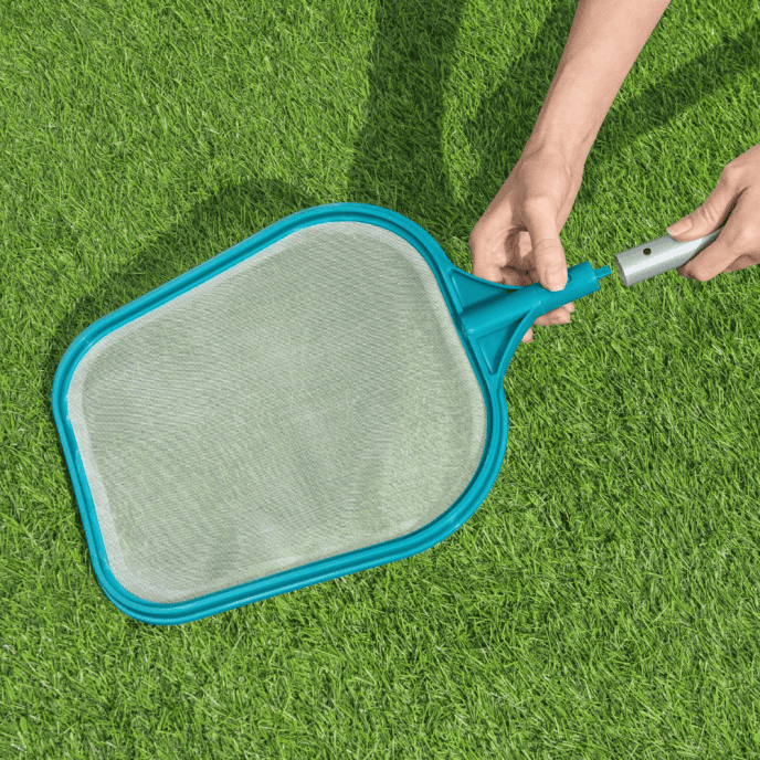 Kit de nettoyage épuisette et tête d'aspirateur pour piscine