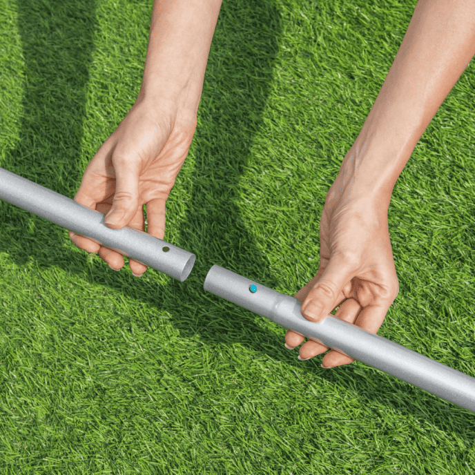 Kit de nettoyage épuisette et tête d'aspirateur pour piscine