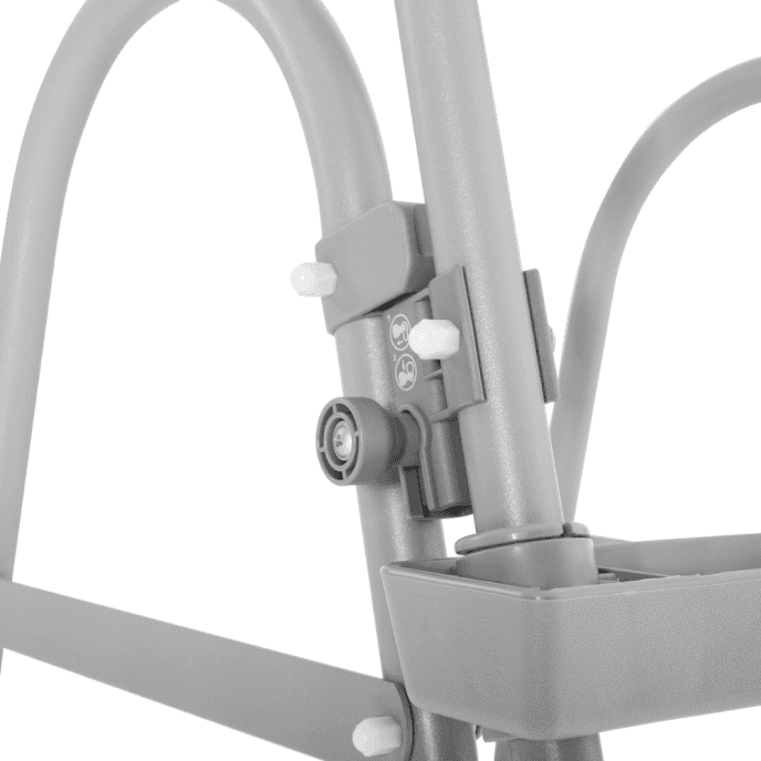 Echelle de sécurité 2 x 3 marches pour piscine hauteur 107 cm