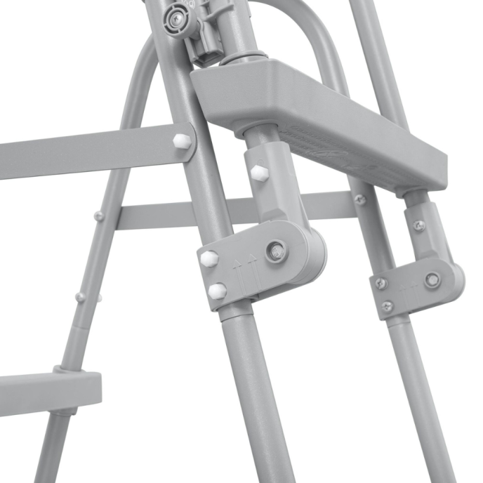 Echelle de sécurité 2 x 3 marches pour piscine hauteur 107 cm