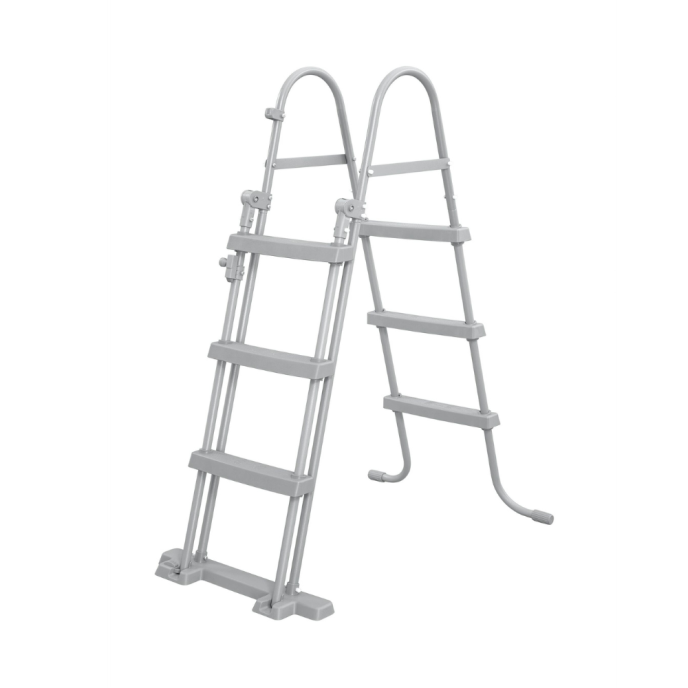 Echelle de sécurité 2 x 3 marches pour piscine hauteur 107 cm