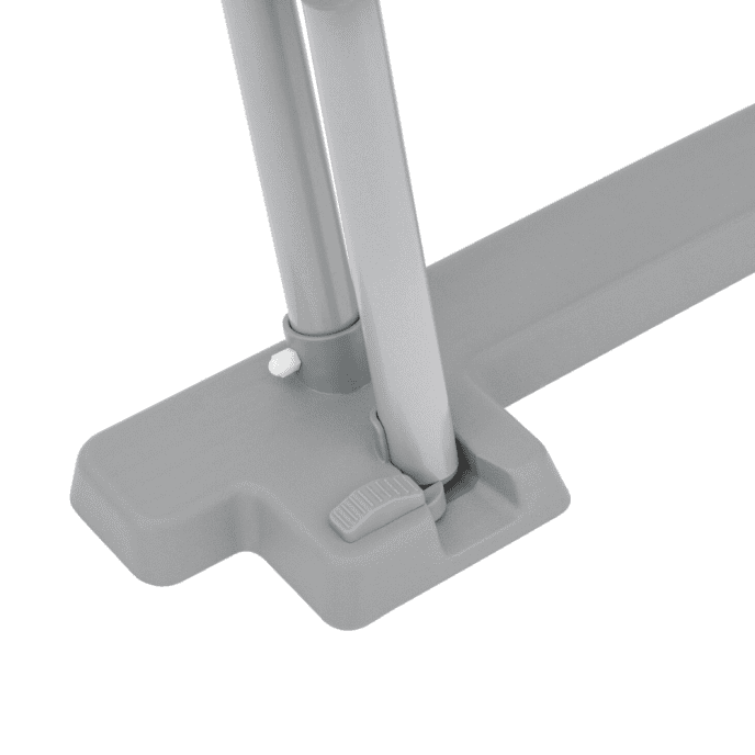 Echelle de sécurité 2 x 4 marches avec plateforme pour piscine hauteur 132 cm