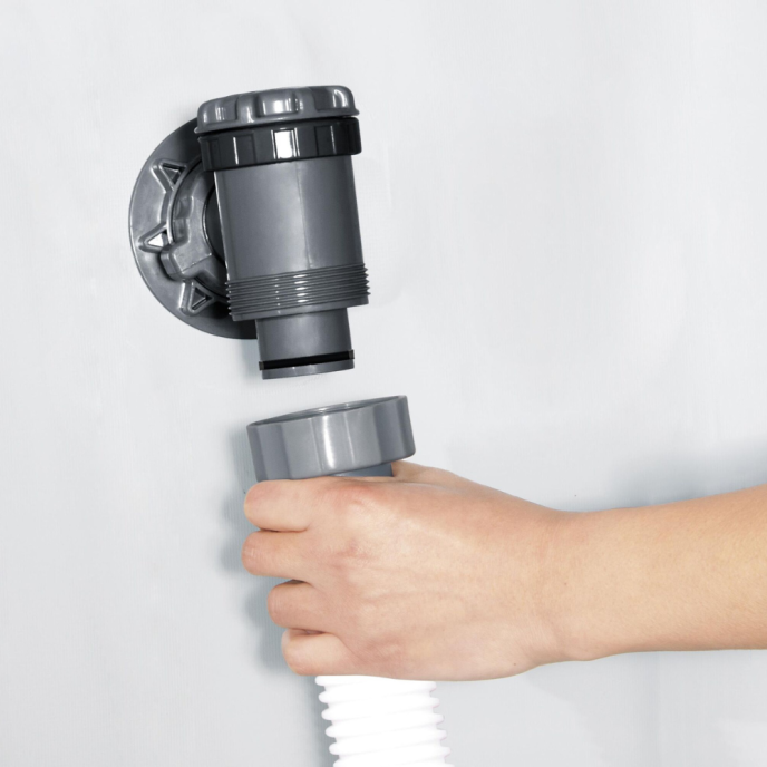 Tuyau Diam 38 mm Longueur 3 m + connecteurs filetés