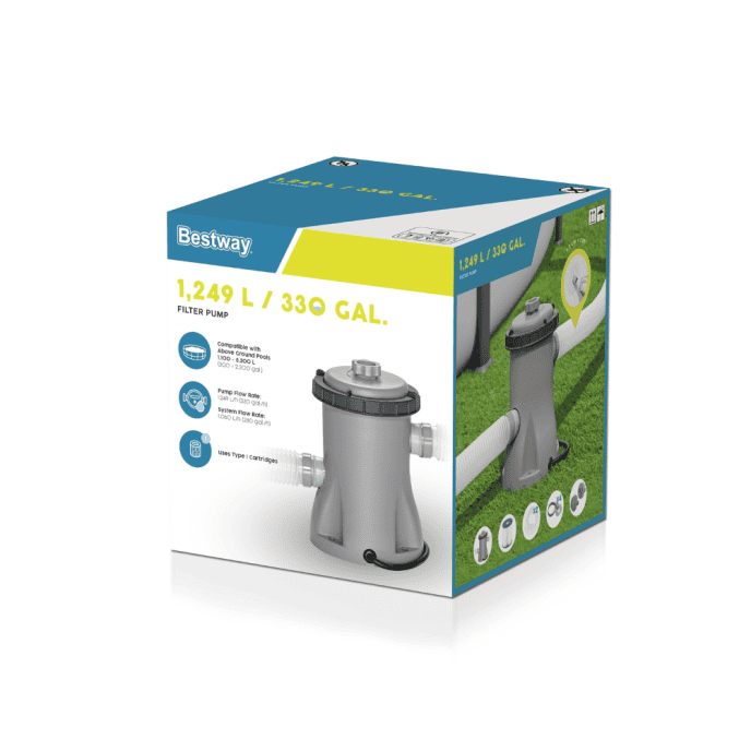 Filtre à cartouche Bestway 1,249 m3/h 16 W Cartouche Type II