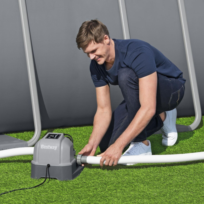 Électrolyseur pour piscine hors sol Hydrogenic Flowclear