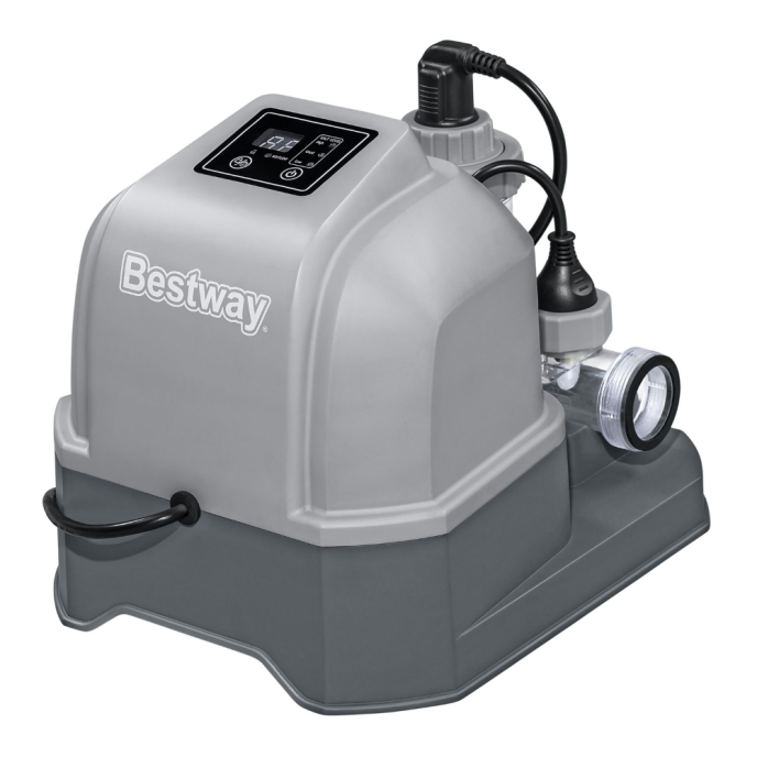Électrolyseur d’eau salée Bestway - 12 g/h pour les piscines jusqu’à 56 m3