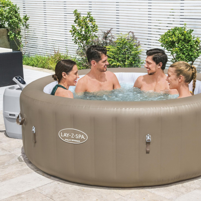 Spa gonflable Bestway Lay-Z-Spa Palm Springs rond 4 à 6 places Airjet