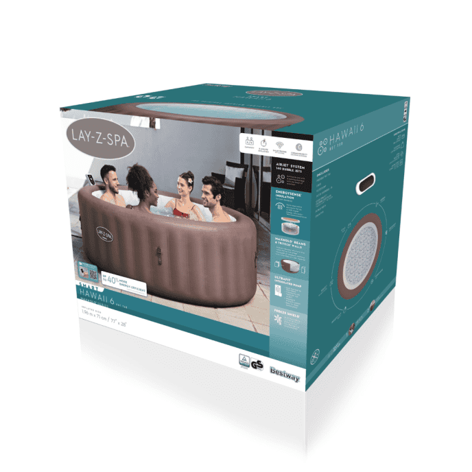 Spa gonflable rond Lay-Z-Spa Hawaii rond