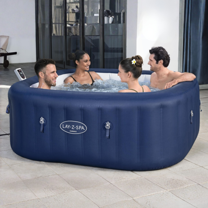 Spa gonflable carré Lay-Z-Spa Hawaii carré