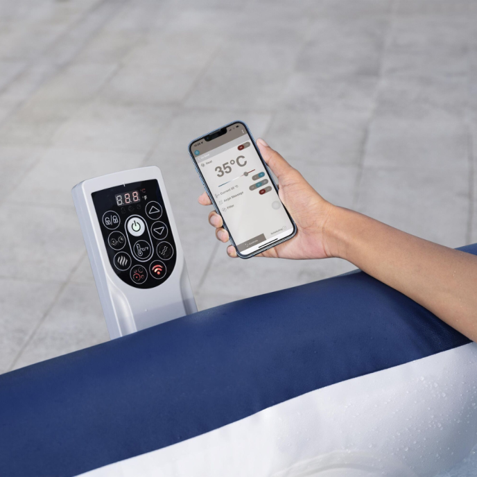 Spa gonflable carré Lay-Z-Spa Hawaii carré