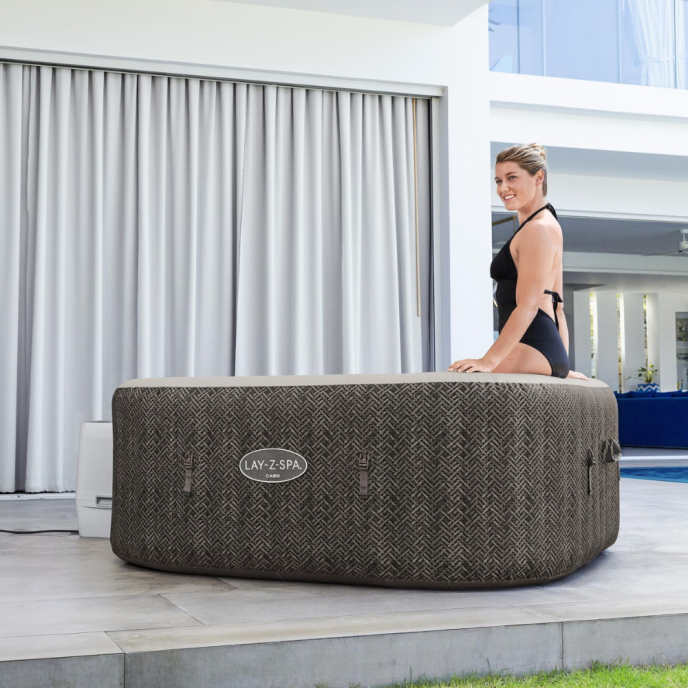 Spa gonflable carré Lay-Z-Spa Cabo