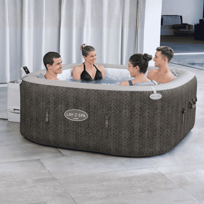 Spa gonflable carré Lay-Z-Spa Cabo
