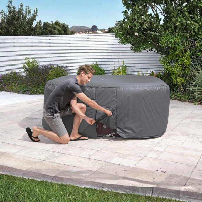 Couverture thermique pour spa carré Bestway 2,01m x 2,01m x 80cm