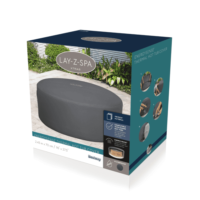 Couverture thermique pour spa rond Bestway 2,36m x 71cm