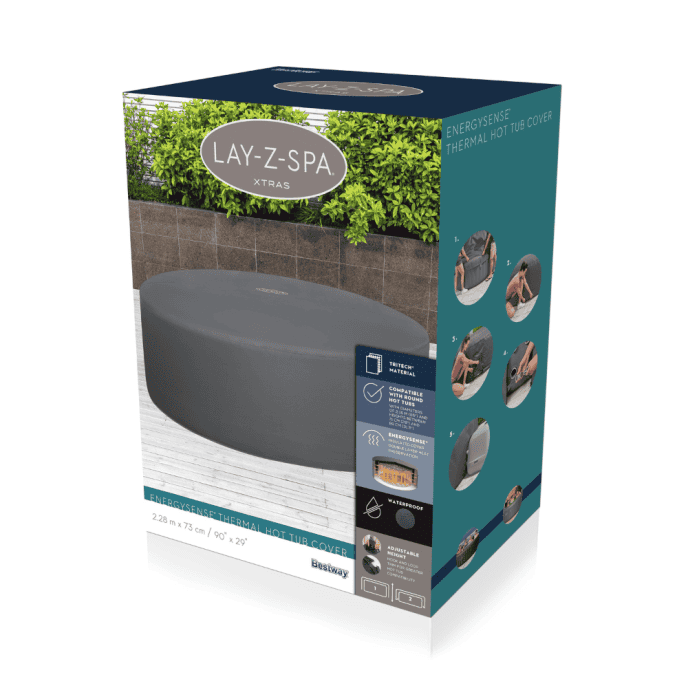 Couverture thermique pour spa rond Bestway 2,16m x 80cm