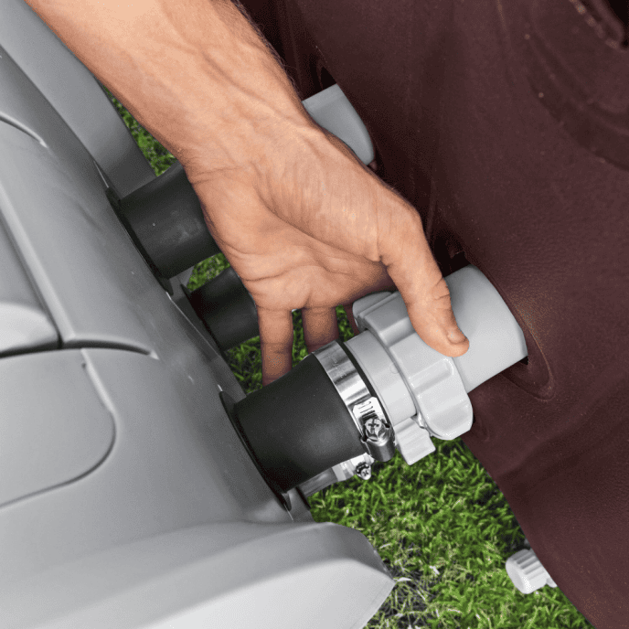 Spa gonflable Bestway Lay-Z-Spa Maldives carré 5 à 7 places Hydrojet Pro