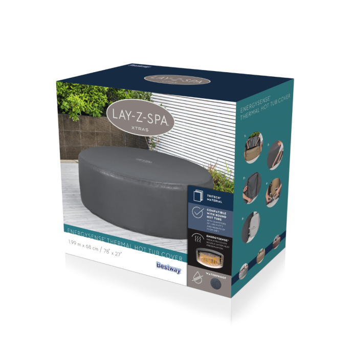 Couverture thermique pour spa rond Bestway 1,96m x 71cm