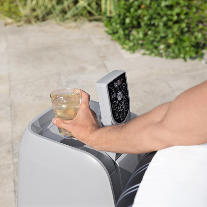 Spa gonflable Bestway Lay-Z Hollywood rond 4 à 6 places Airjet