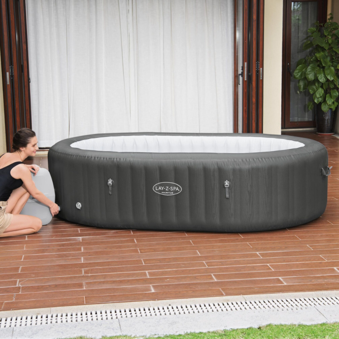Spa gonflable Bestway Lay-Z Mauritius ovale 5 à 7 places Airjet