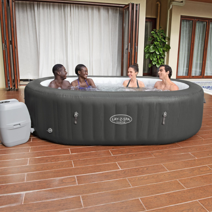 Spa gonflable Bestway Lay-Z Mauritius ovale 5 à 7 places Airjet