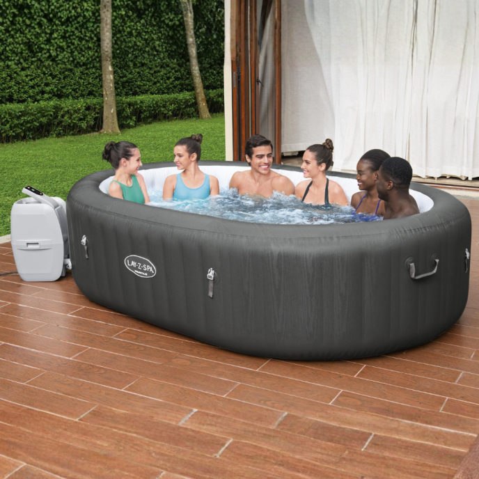 Spa gonflable Bestway Lay-Z Mauritius ovale 5 à 7 places Airjet