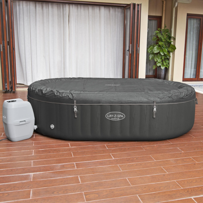 Spa gonflable Bestway Lay-Z Mauritius ovale 5 à 7 places Airjet