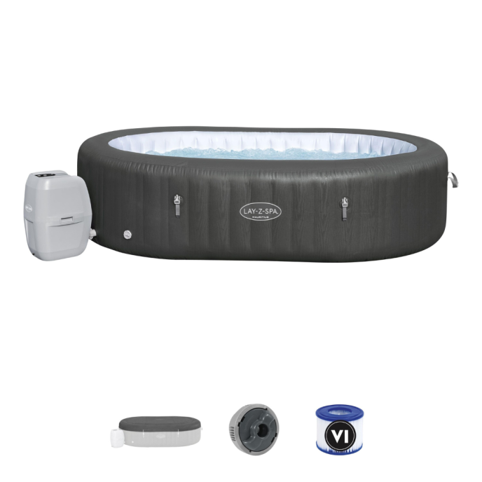 Spa gonflable Bestway Lay-Z Mauritius ovale 5 à 7 places Airjet