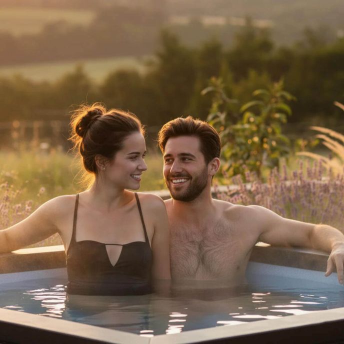 Spa Netspa Idaho 6 places Coloris Charcoal Noir