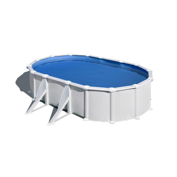 Piscine Gre acier ovale Atlantis 634 x 399 x H 132 cm (Filtre à sable)