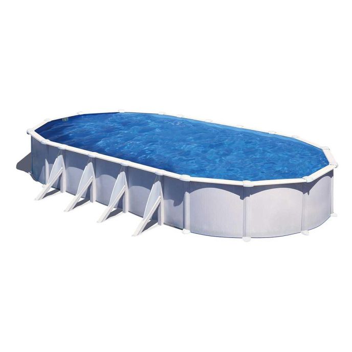 Piscine Gre acier ovale Atlantis - 920 x 505 x H 132 cm (Filtre à sable)