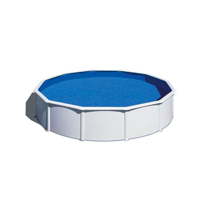 Piscine Gre acier ronde Fidji - Ø 570 x H 122 cm (Filtre à sable)