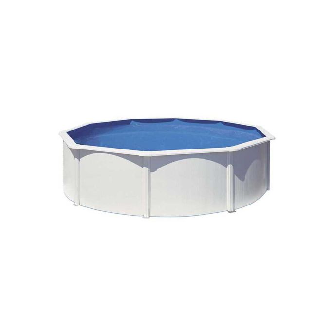 Piscine Gre acier ronde Fidji - Ø 480 x H 122 cm (Filtre à sable)
