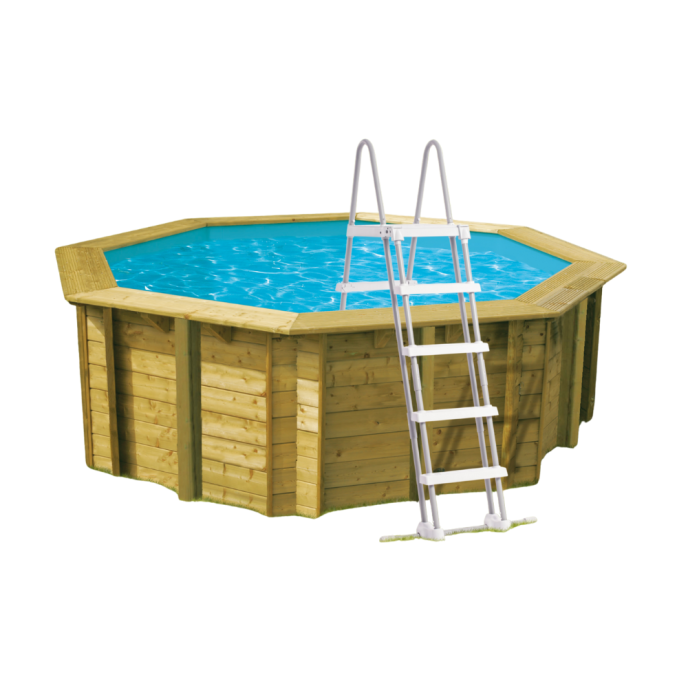Piscine bois Sunwater - Ø 410 x H 120 cm