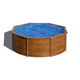 Piscine Gre acier ronde Sicilia Ø 320 x H 122 cm (Filtre à cartouche)