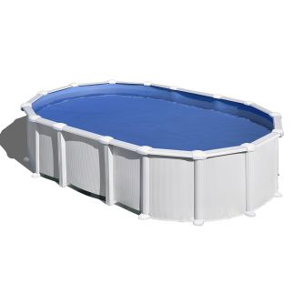 Piscine Gre Acier Ovale Haiti - 634 x 399 x H 132 cm (Filtre à Sable)