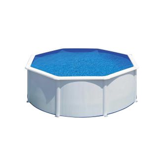 Piscine Gre acier ronde Atlantis - Ø 570 x H 132 cm (Filtre à sable)