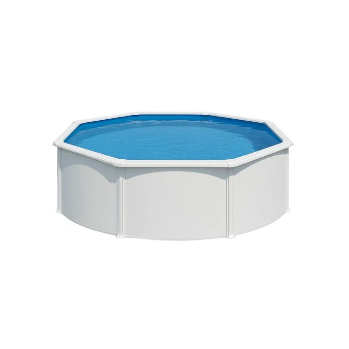 Piscine Gre acier ronde Bora Bora - Ø 480 x H 122 cm (Filtre à cartouche)