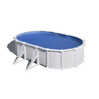 Piscine Gre acier ovale Atlantis - 527 x 327 x H 132 cm (Filtre à sable)