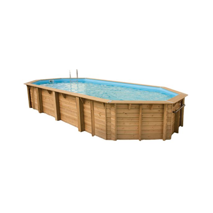 Piscine Ubbink bois Azura - 470 x 820 x H 130 cm (Filtre à sable)