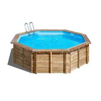 Piscine Gre bois Violette 2 - Ø 500 x H 127 cm (Filtre à sable)
