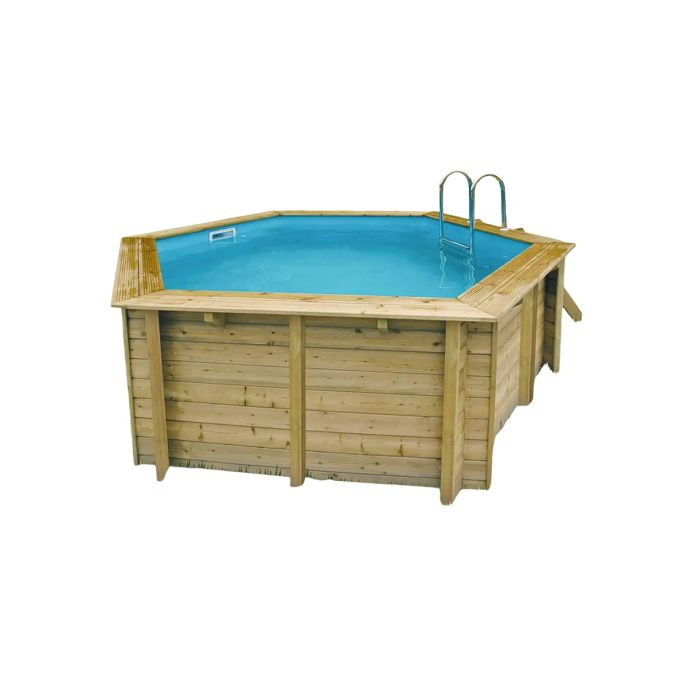 Piscine Ubbink bois Ubbink Azura - Ø 410 x H 120 cm (Filtre à sable)