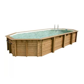 Piscine Ubbink bois Océa 860 x 470 x H 130 cm (Filtre à sable)
