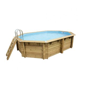 Piscine Ubbink bois Sunwater - 300 x 490 x H 120 cm (Filtre à sable)