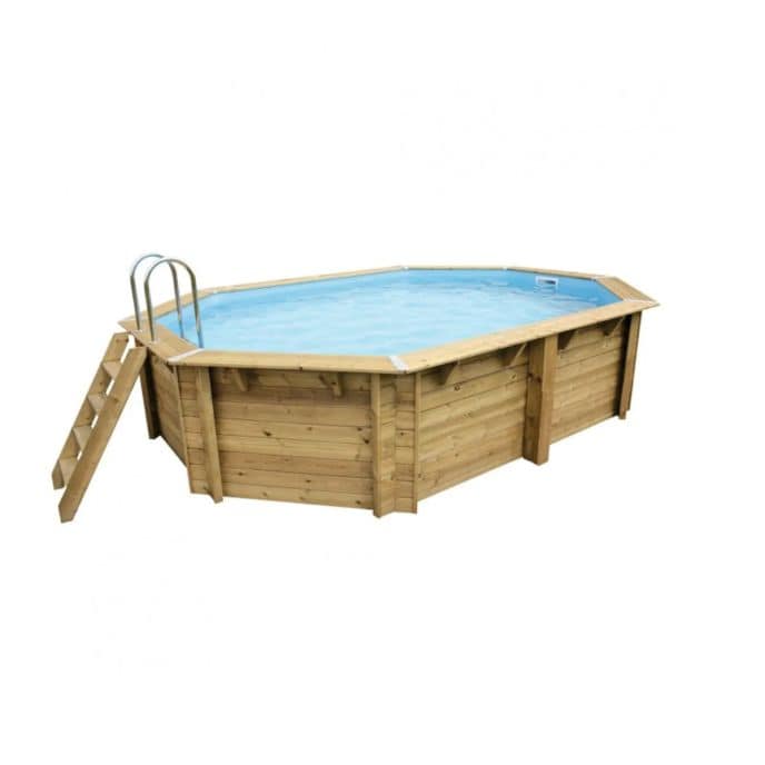 Piscine Ubbink bois Sunwater - 300 x 490 x H 120 cm (Filtre à sable)