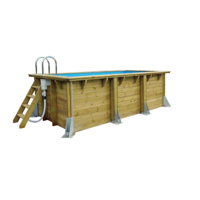 Piscine Ubbink bois Azura - 300 x 430 x H 126 cm (Filtre à sable)